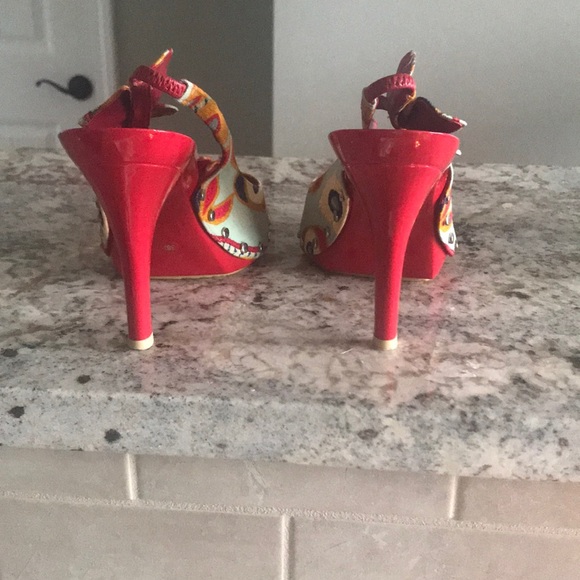 Dior patten leather slingback heel - Picture 2 of 4